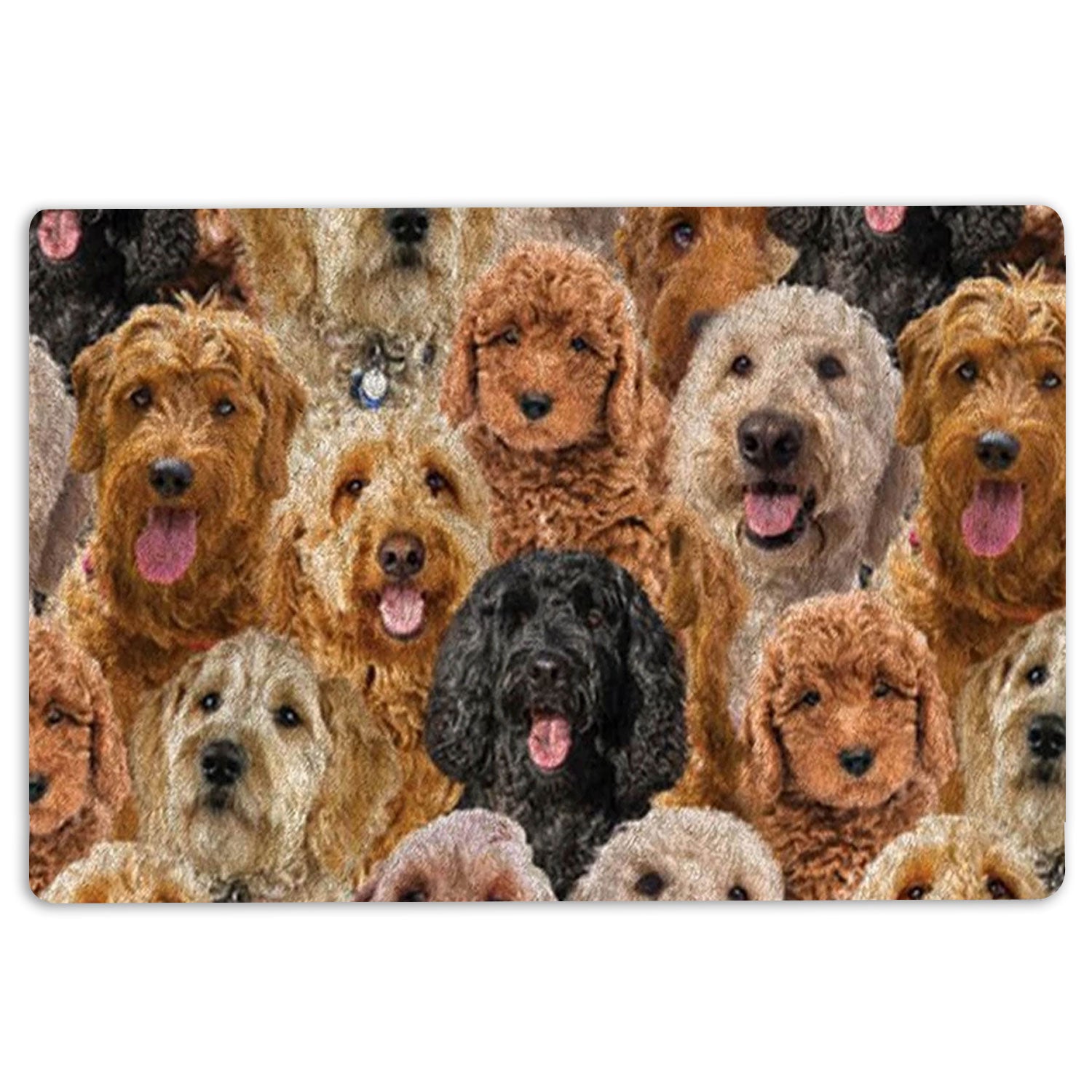 Ohaprints-Doormat-Outdoor-Indoor-A-Bunch-Of-Goldendoodles-Dog-Pattern-Gifts-For-Dog-Lover-Dog-Mom-Rubber-Door-Mat-1276-18'' x 30''