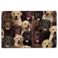 Ohaprints-Doormat-Outdoor-Indoor-A-Bunch-Of-Labrador-Retriever-Dog-Pattern-Gifts-For-Dog-Lover-Rubber-Door-Mat-1278-18'' x 30''