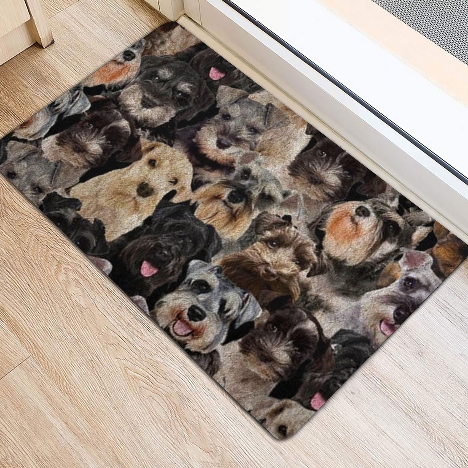 Ohaprints-Doormat-Outdoor-Indoor-A-Bunch-Of-Schnauzers-Dog-Pattern-Gifts-For-Dog-Lover-Dog-Mom-Rubber-Door-Mat-1283-