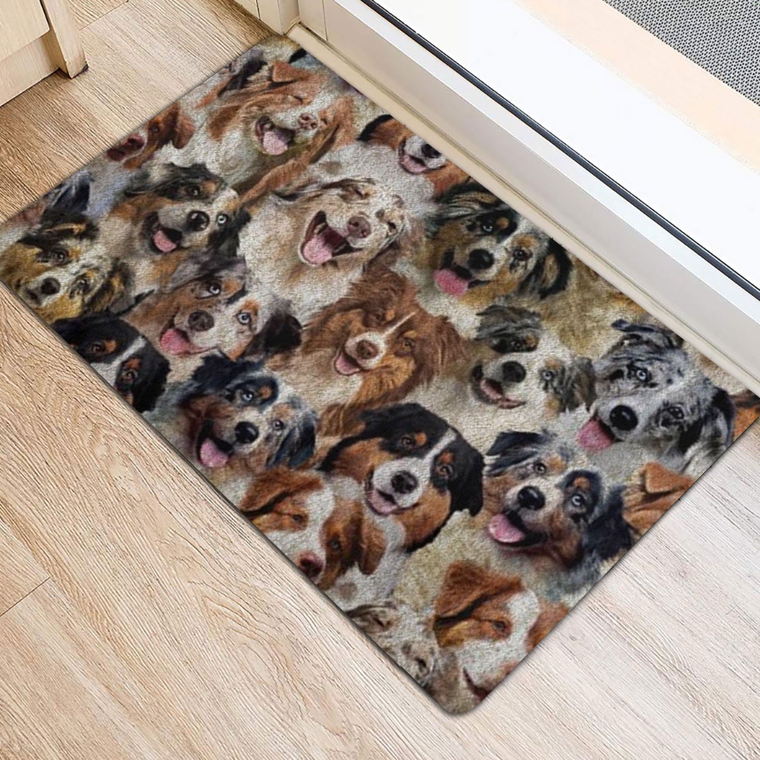 Ohaprints-Doormat-Outdoor-Indoor-A-Bunch-Of-Australian-Shepherds-Dog-Pattern-Gifts-For-Dog-Lover-Rubber-Door-Mat-1285-