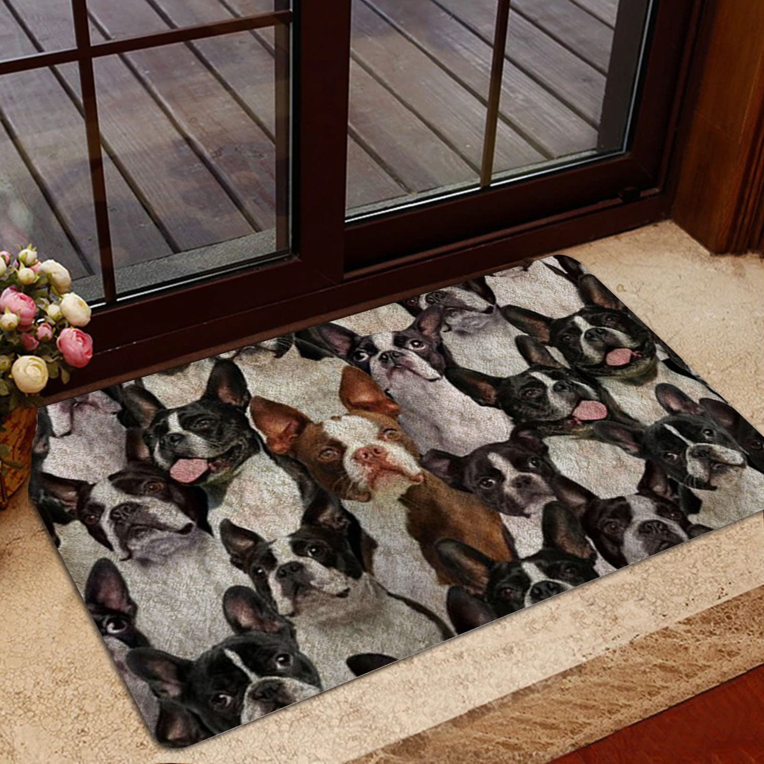 Ohaprints-Doormat-Outdoor-Indoor-A-Bunch-Of-Boston-Terriers-Dog-Pattern-Gifts-For-Dog-Lover-Rubber-Door-Mat-1288-