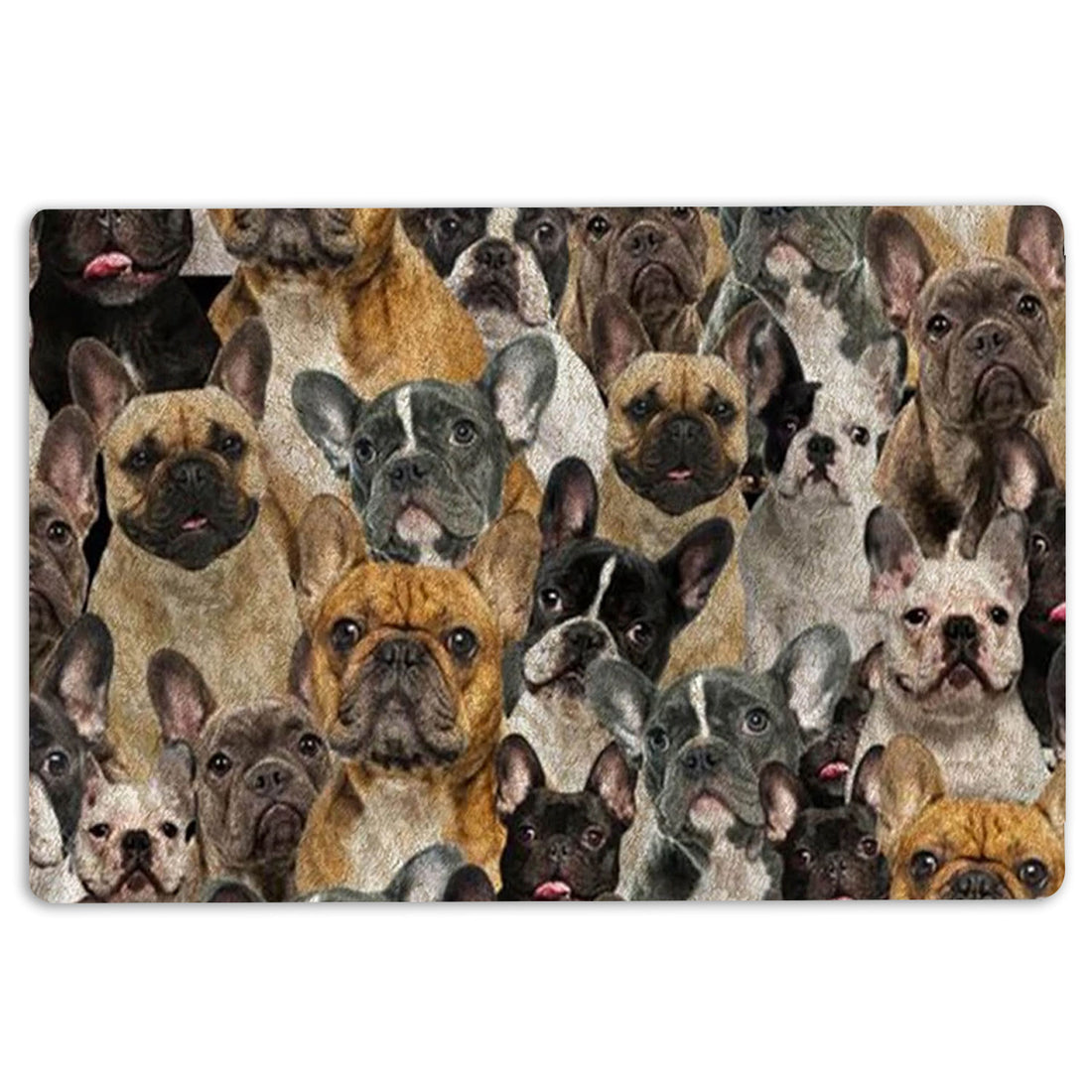 Ohaprints-Doormat-Outdoor-Indoor-A-Bunch-Of-French-Bulldogs-Dog-Pattern-Gifts-For-Dog-Lover-Rubber-Door-Mat-1289-18'' x 30''