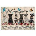 Ohaprints-Doormat-Outdoor-Indoor-Schnauzers-Dog-God-Says-You-Are-Unique-Gifts-For-Dog-Lover-Rubber-Door-Mat-1298-18'' x 30''