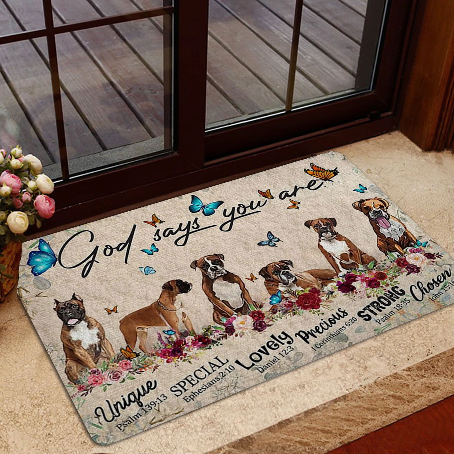 Ohaprints-Doormat-Outdoor-Indoor-Boxers-Dog-God-Says-You-Are-Unique-Gifts-For-Dog-Lover-Rubber-Door-Mat-1308-