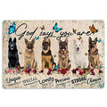 Ohaprints-Doormat-Outdoor-Indoor-German-Shepherds-Dog-God-Says-You-Are-Unique-Gifts-For-Dog-Lover-Rubber-Door-Mat-1313-18'' x 30''