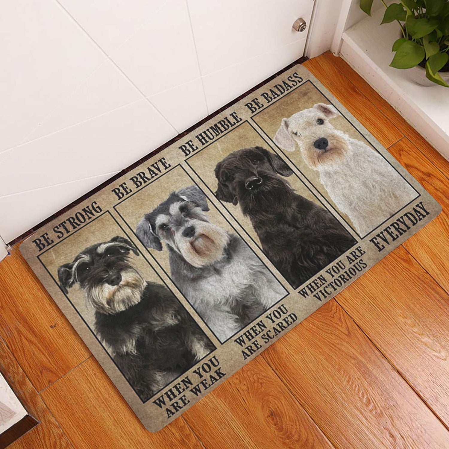 Ohaprints-Doormat-Outdoor-Indoor-Be-Strong-Brave-Humble-Badass-Schnauzer-Dog-Gifts-For-Dog-Lovers-Rubber-Door-Mat-1320-