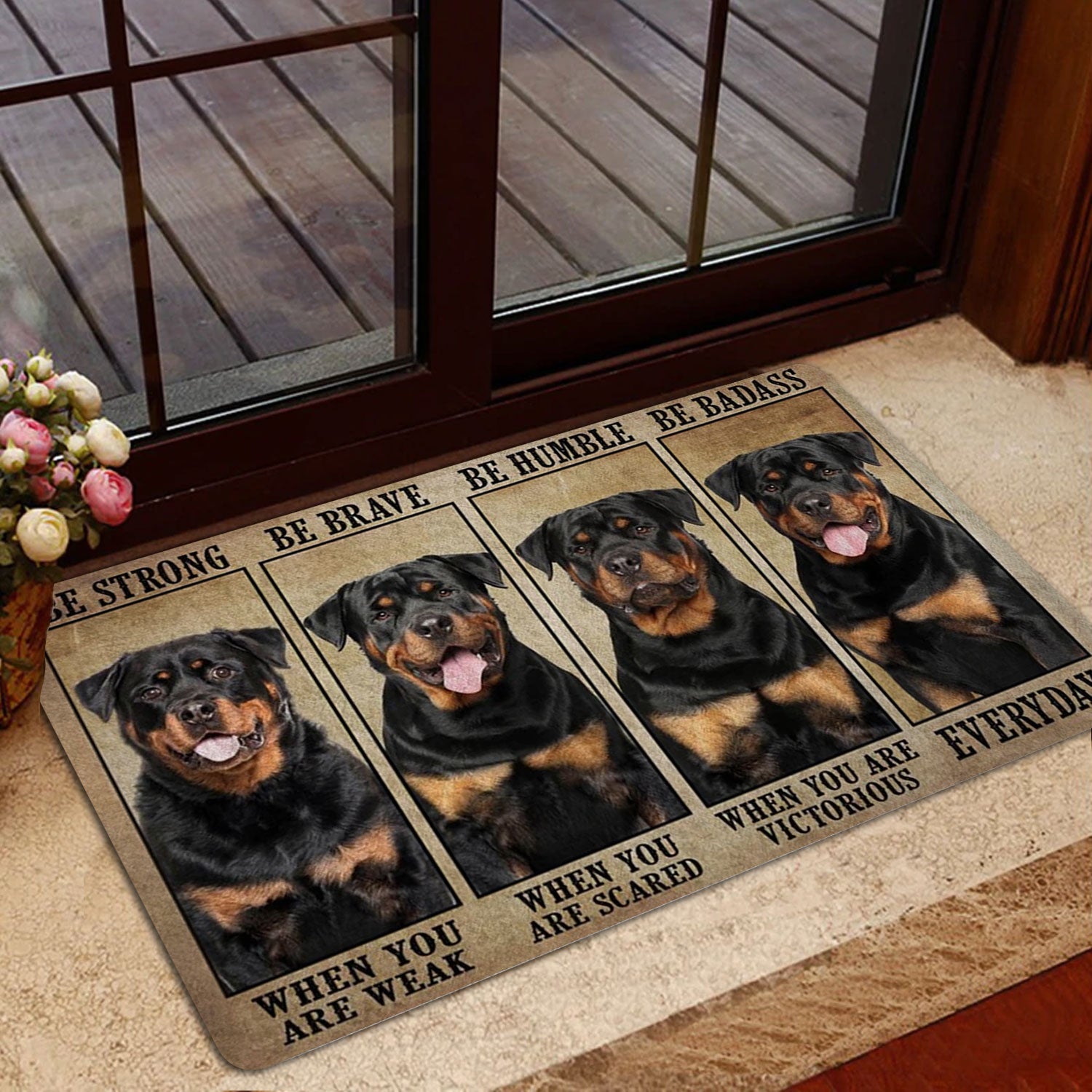 Ohaprints-Doormat-Outdoor-Indoor-Be-Strong-Brave-Humble-Badass-Rottweiler-Dog-Gift-For-Dog-Lovers-Rubber-Door-Mat-1321-