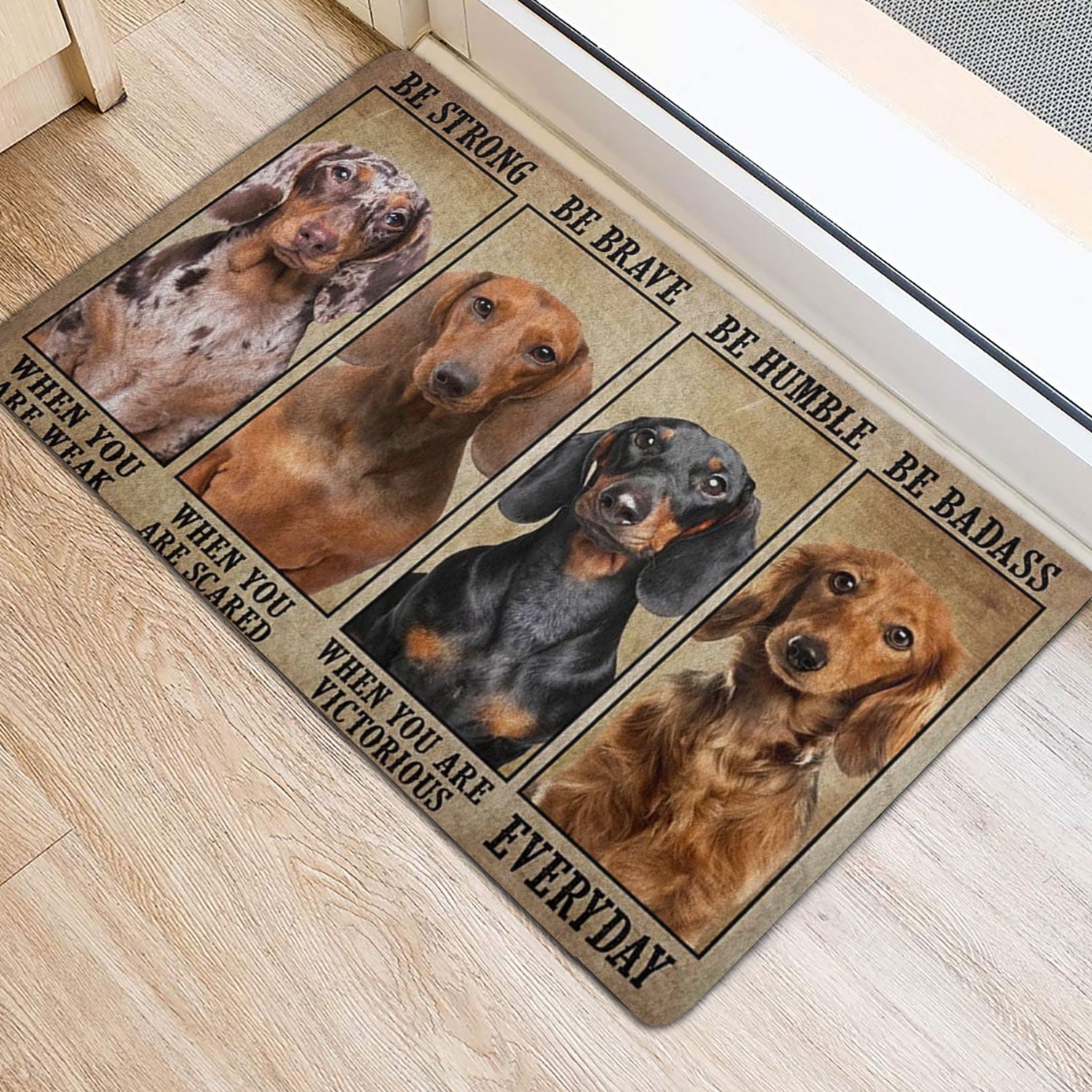 Ohaprints-Doormat-Outdoor-Indoor-Be-Strong-Brave-Humble-Badass-Dachshund-Dog-Gifts-For-Dog-Lovers-Rubber-Door-Mat-1325-