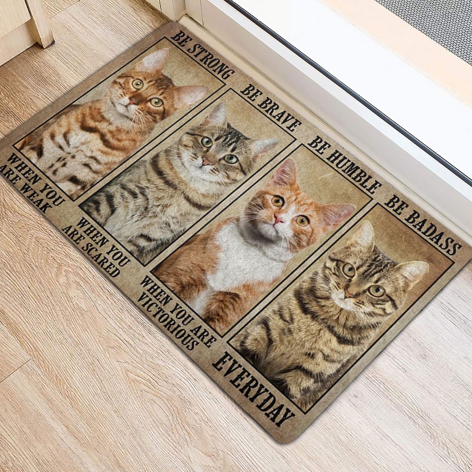 Ohaprints-Doormat-Outdoor-Indoor-Be-Strong-Brave-Humble-Badass-Cat-Gifts-For-Cat-Lovers-Rubber-Door-Mat-1326-