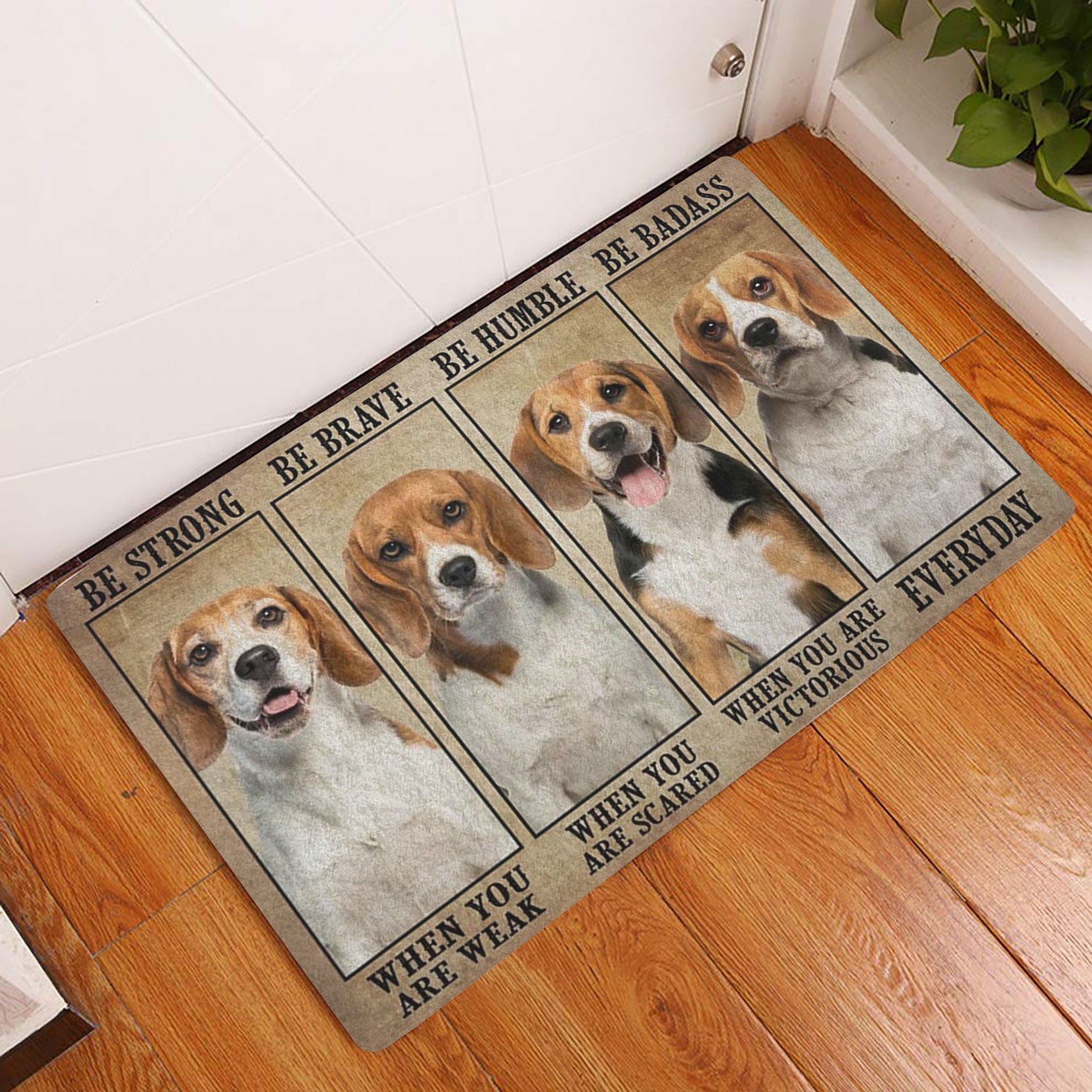 Ohaprints-Doormat-Outdoor-Indoor-Be-Strong-Brave-Humble-Badass-Beagle-Dog-Gifts-For-Dog-Lovers-Rubber-Door-Mat-1328-