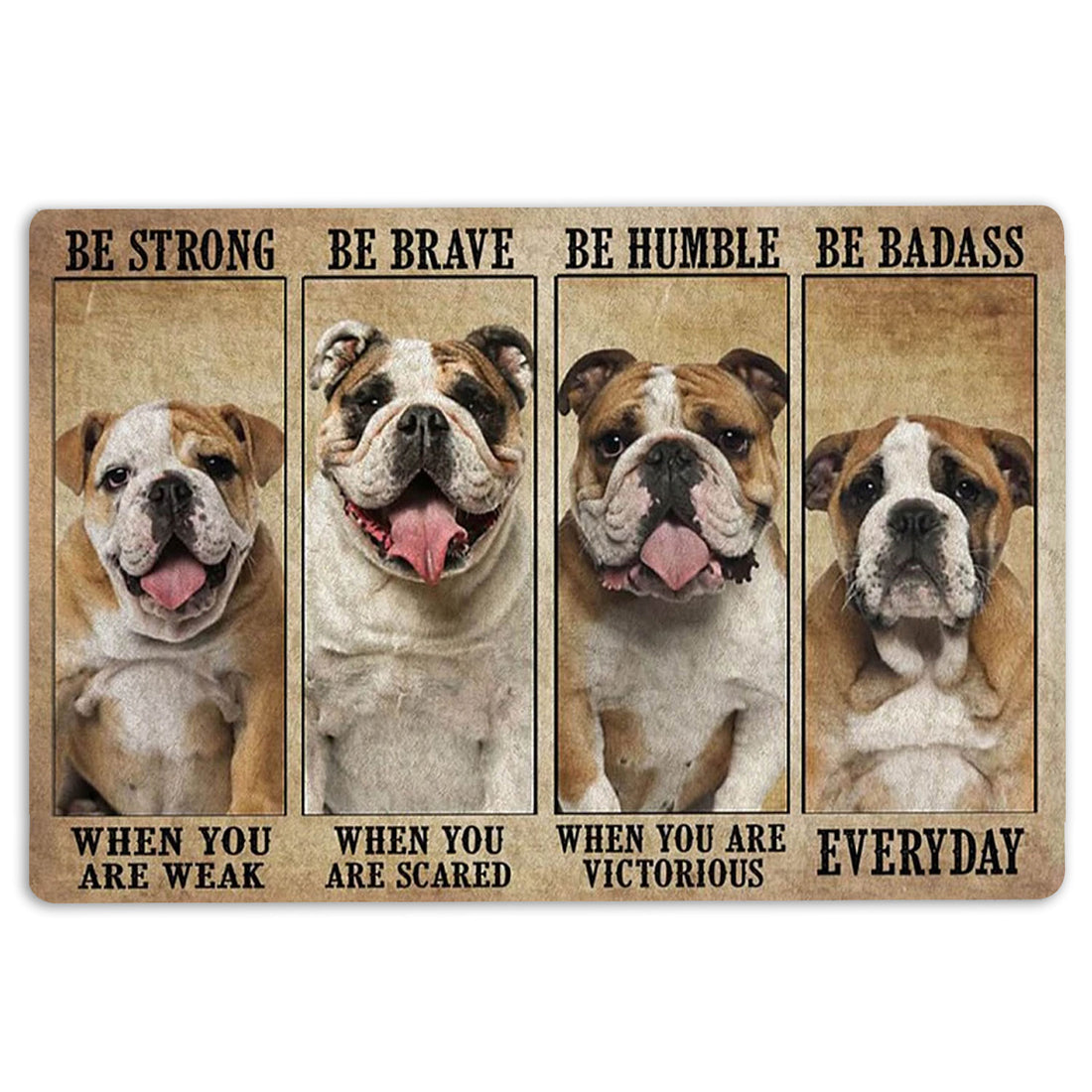 Ohaprints-Doormat-Outdoor-Indoor-Be-Strong-Brave-Humble-English-Bulldog-Gifts-For-Dog-Lovers-Rubber-Door-Mat-1330-18'' x 30''