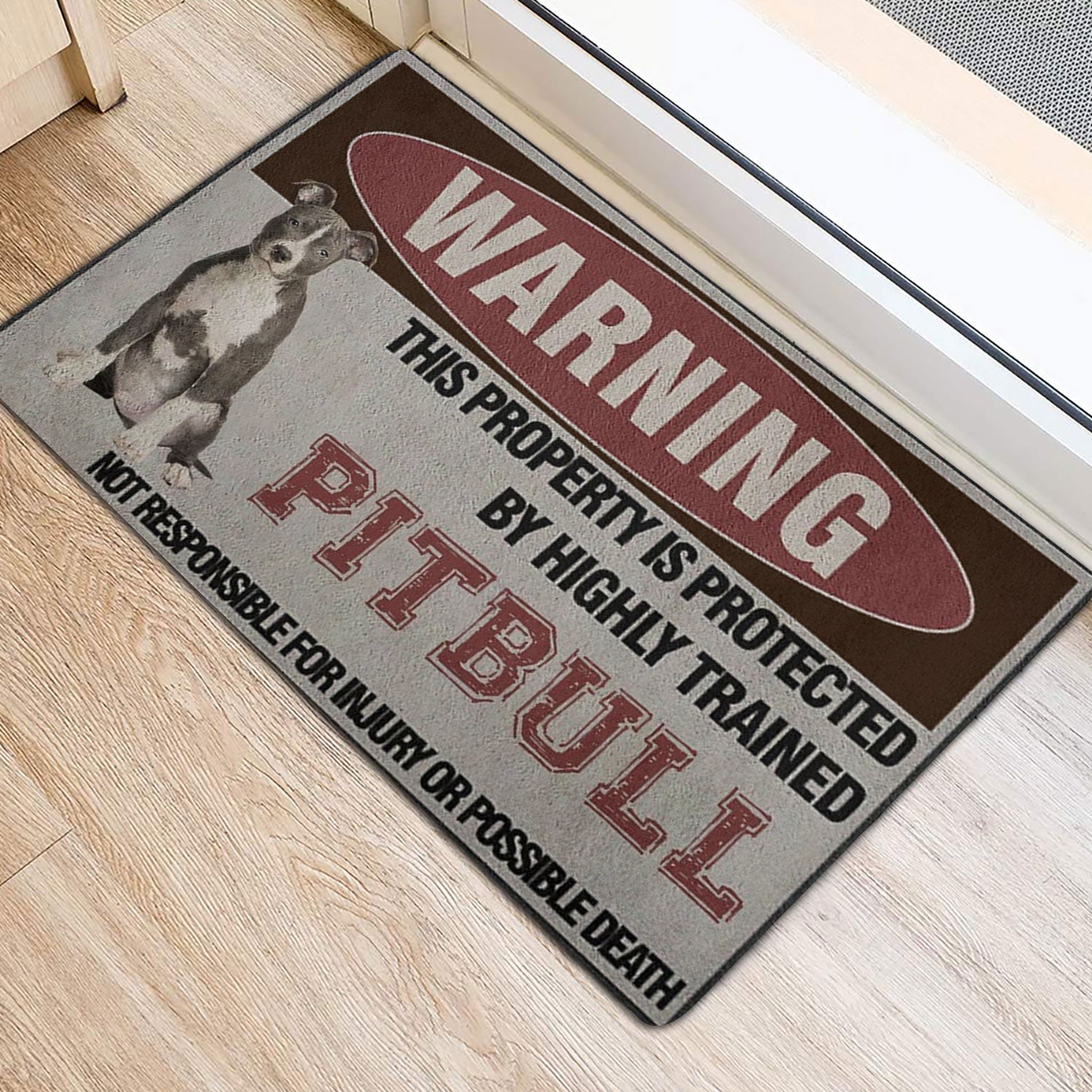 Ohaprints-Doormat-Outdoor-Indoor-Warning-This-Property-Is-Protected-By-A-Highly-Trained-Pitbull-Rubber-Door-Mat-1345-
