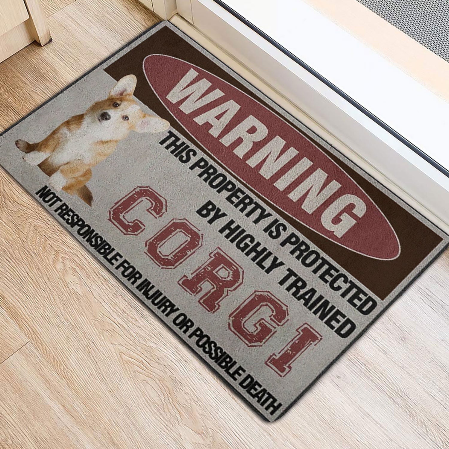 Ohaprints-Doormat-Outdoor-Indoor-Warning-This-Property-Is-Protected-By-A-Highly-Trained-Corgi-Dog-Rubber-Door-Mat-1351-