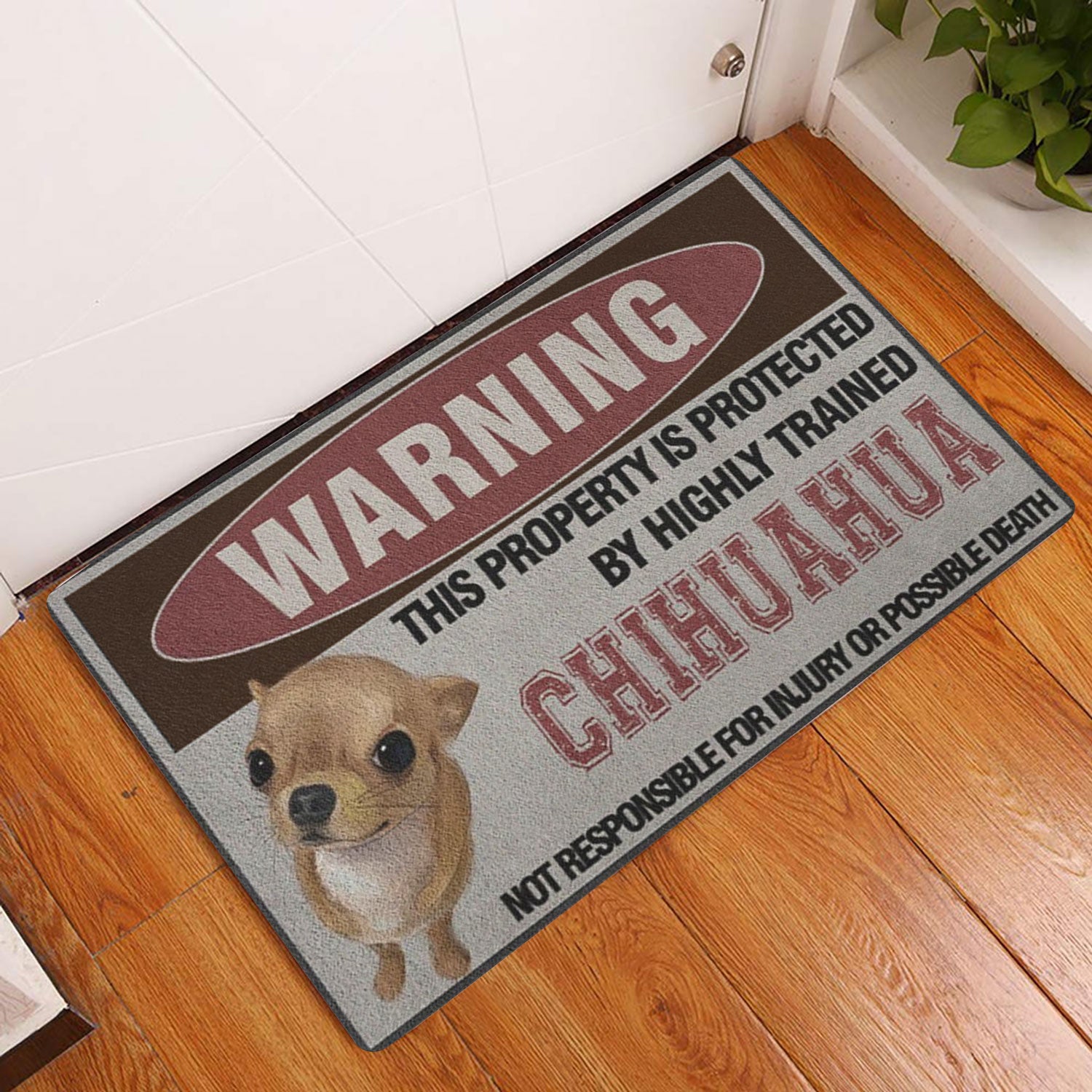 Ohaprints-Doormat-Outdoor-Indoor-Warning-This-Property-Is-Protected-By-A-Highly-Trained-Chihuahua-Rubber-Door-Mat-1352-