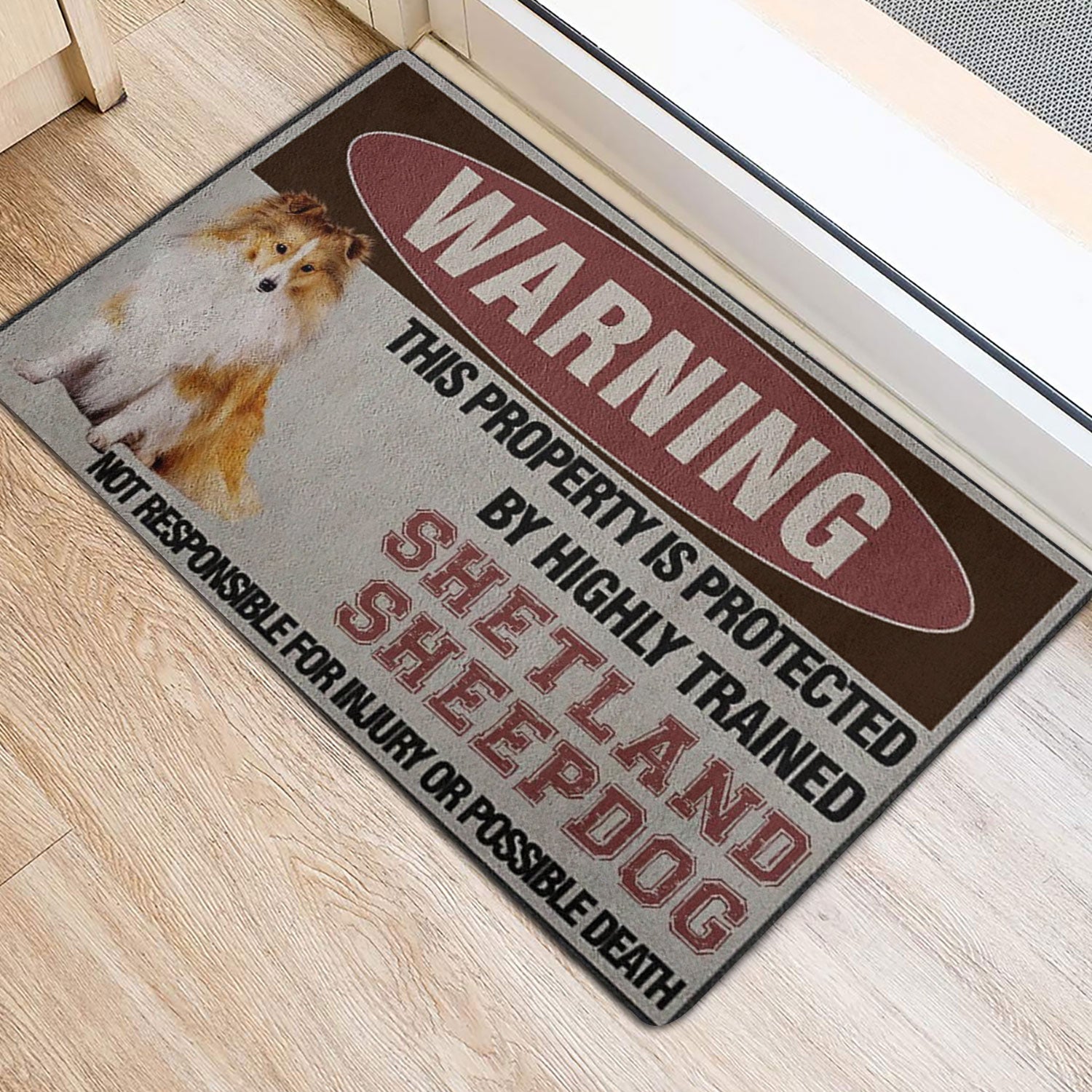 Ohaprints-Doormat-Outdoor-Indoor-Protected-By-A-Highly-Trained-Shetland-Sheepdog-Sheltie-Rubber-Door-Mat-1355-