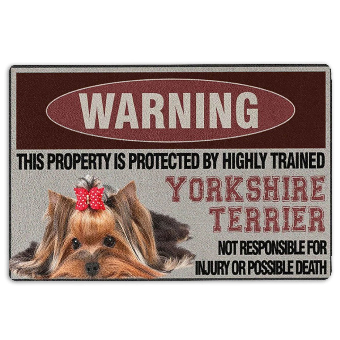 Ohaprints-Doormat-Outdoor-Indoor-This-Property-Is-Protected-By-A-Highly-Trained-Yorkshire-Terrier-Rubber-Door-Mat-1356-18'' x 30''