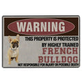 Ohaprints-Doormat-Outdoor-Indoor-This-Property-Is-Protected-By-A-Highly-Trained-French-Bulldog-Rubber-Door-Mat-1361-18'' x 30''