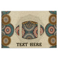 Ohaprints-Doormat-Outdoor-Indoor-Football-Bohemian-Mandala-Pattern-Custom-Personalized-Name-Rubber-Door-Mat-596-18'' x 30''