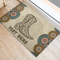 Ohaprints-Doormat-Outdoor-Indoor-Horse-Cowboy-Cowgirl-Hat-Boots-Mandala-Custom-Personalized-Name-Rubber-Door-Mat-602-