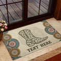 Ohaprints-Doormat-Outdoor-Indoor-Horse-Cowboy-Cowgirl-Hat-Boots-Mandala-Custom-Personalized-Name-Rubber-Door-Mat-602-