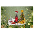 Ohaprints-Doormat-Outdoor-Indoor-Dobermann-Dog-Merry-Christmas-Snow-Christmas-Tree-Xmas-Holidays-Rubber-Door-Mat-1443-18'' x 30''