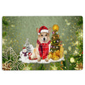 Ohaprints-Doormat-Outdoor-Indoor-Corgi-Dog-Merry-Christmas-Snow-Christmas-Tree-Xmas-Holidays-Rubber-Door-Mat-1444-18'' x 30''