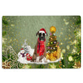 Ohaprints-Doormat-Outdoor-Indoor-Boxer-Dog-Merry-Christmas-Snow-Christmas-Tree-Xmas-Holidays-Rubber-Door-Mat-1446-18'' x 30''