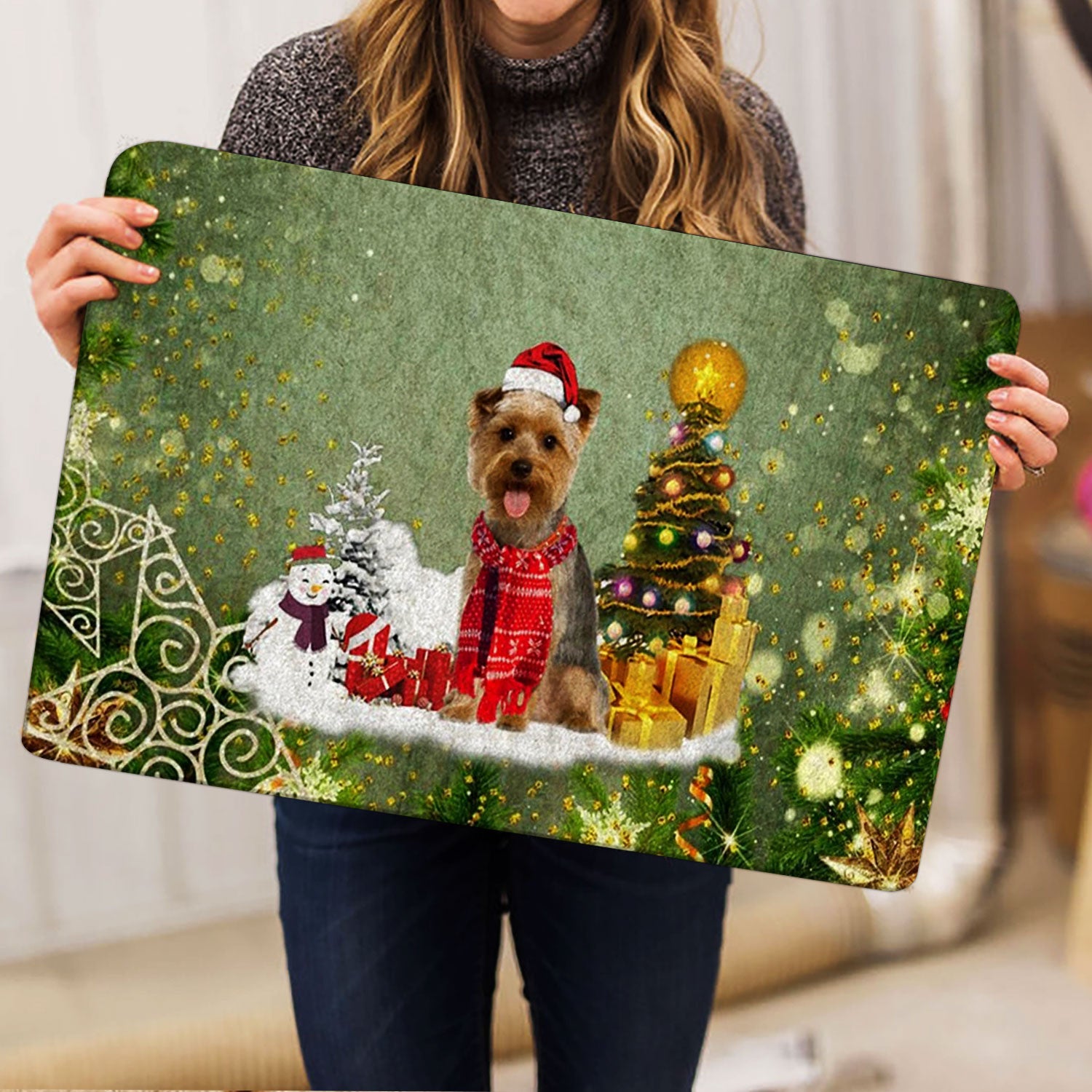 Ohaprints-Doormat-Outdoor-Indoor-Cairn-Terrier-Merry-Christmas-Snow-Christmas-Tree-Xmas-Holidays-Rubber-Door-Mat-1452-