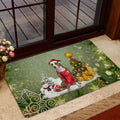 Ohaprints-Doormat-Outdoor-Indoor-Pitbull-Dog-Merry-Christmas-Snow-Christmas-Tree-Xmas-Holidays-Rubber-Door-Mat-1458-