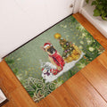 Ohaprints-Doormat-Outdoor-Indoor-French-Bulldog-Merry-Christmas-Snow-Christmas-Tree-Xmas-Holiday-Rubber-Door-Mat-1461-