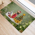 Ohaprints-Doormat-Outdoor-Indoor-French-Bulldog-Merry-Christmas-Snow-Christmas-Tree-Xmas-Holiday-Rubber-Door-Mat-1461-