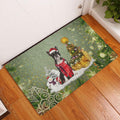 Ohaprints-Doormat-Outdoor-Indoor-Boston-Terrier-Merry-Christmas-Snow-Christmas-Tree-Xmas-Holidays-Rubber-Door-Mat-1462-