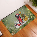 Ohaprints-Doormat-Outdoor-Indoor-Border-Collie-Merry-Christmas-Snow-Christmas-Tree-Xmas-Holidays-Rubber-Door-Mat-1464-