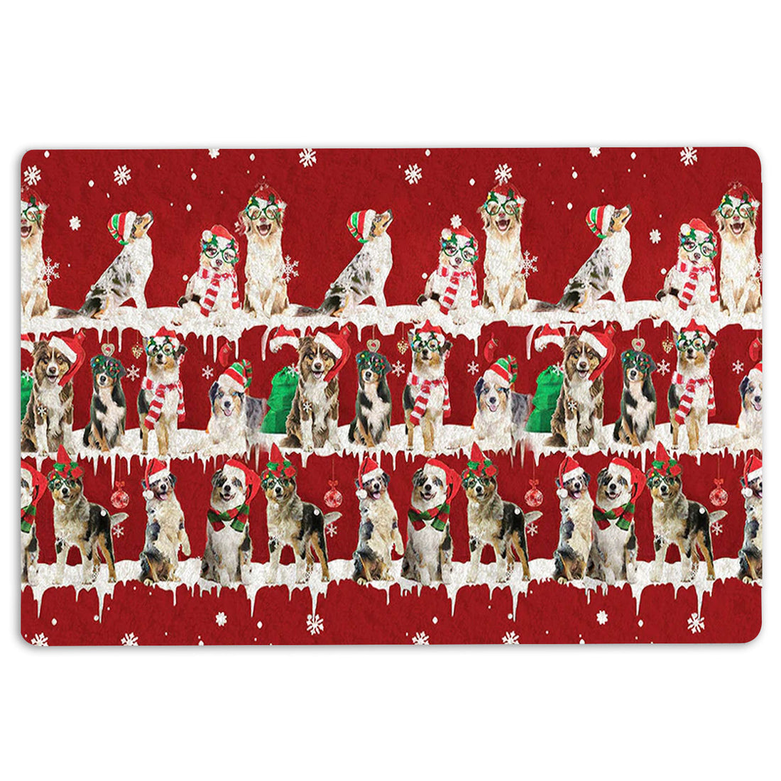 Ohaprints-Doormat-Outdoor-Indoor-Australian-Shepherd-Merry-Christmas-Snowflake-Christmas-Tree-Rubber-Door-Mat-1482-18'' x 30''