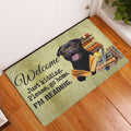 Ohaprints-Doormat-Outdoor-Indoor-Black-Pug-Dog-And-Book-Please-Go-Home-I'M-Reading-Rubber-Door-Mat-1491-