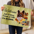 Ohaprints-Doormat-Outdoor-Indoor-Papillon-Dog-And-Book-Please-Go-Home-I'M-Reading-Rubber-Door-Mat-1497-