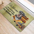 Ohaprints-Doormat-Outdoor-Indoor-Schnauzer-Dog-And-Book-Please-Go-Home-I'M-Reading-Rubber-Door-Mat-1504-