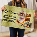 Ohaprints-Doormat-Outdoor-Indoor-Shih-Tzu-Shitzu-Dog-And-Book-Please-Go-Home-I'M-Reading-Rubber-Door-Mat-1513-