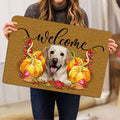 Ohaprints-Doormat-Outdoor-Indoor-Pumpkin-Spice-Golden-Retriever-Dog-Welcome-Fall-Autumn-Rubber-Door-Mat-182-