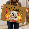 Ohaprints-Doormat-Outdoor-Indoor-Pumpkin-Spice-Shih-Tzu-Dog-Welcome-Fall-Autumn-Rubber-Door-Mat-185-