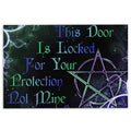 Ohaprints-Doormat-Outdoor-Indoor-Wicca-Witch-This-Door-Is-Locked-For-Your-Protection-Not-Mine-Rubber-Door-Mat-653-18'' x 30''