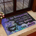 Ohaprints-Doormat-Outdoor-Indoor-Witch-No-Trespassing-Wicca-Witch-Custom-Personalized-Name-Rubber-Door-Mat-654-