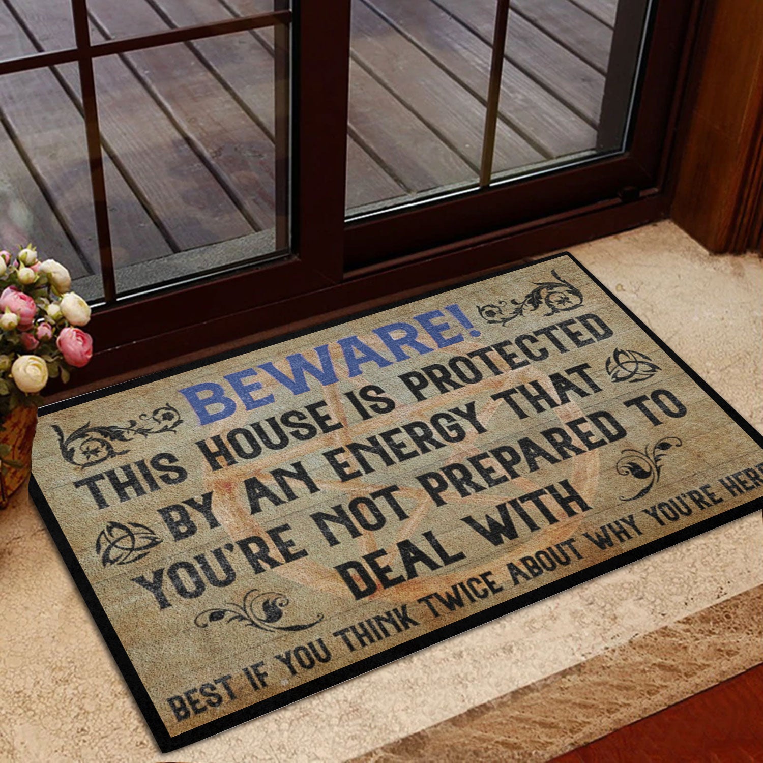 Ohaprints-Doormat-Outdoor-Indoor-Beware-This-House-Is-Protected-By-An-Energy-Witch-Wicca-Rubber-Door-Mat-658-