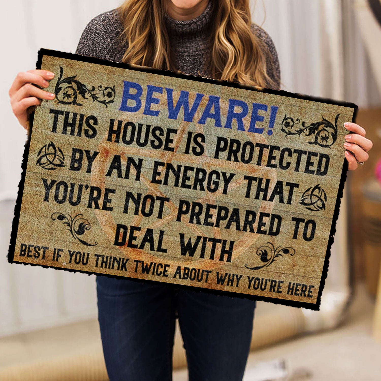 Ohaprints-Doormat-Outdoor-Indoor-Beware-This-House-Is-Protected-By-An-Energy-Witch-Wicca-Rubber-Door-Mat-658-