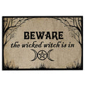 Ohaprints-Doormat-Outdoor-Indoor-Wicca-Witch-Beware-The-Witch-Is-In-Rubber-Door-Mat-659-18'' x 30''