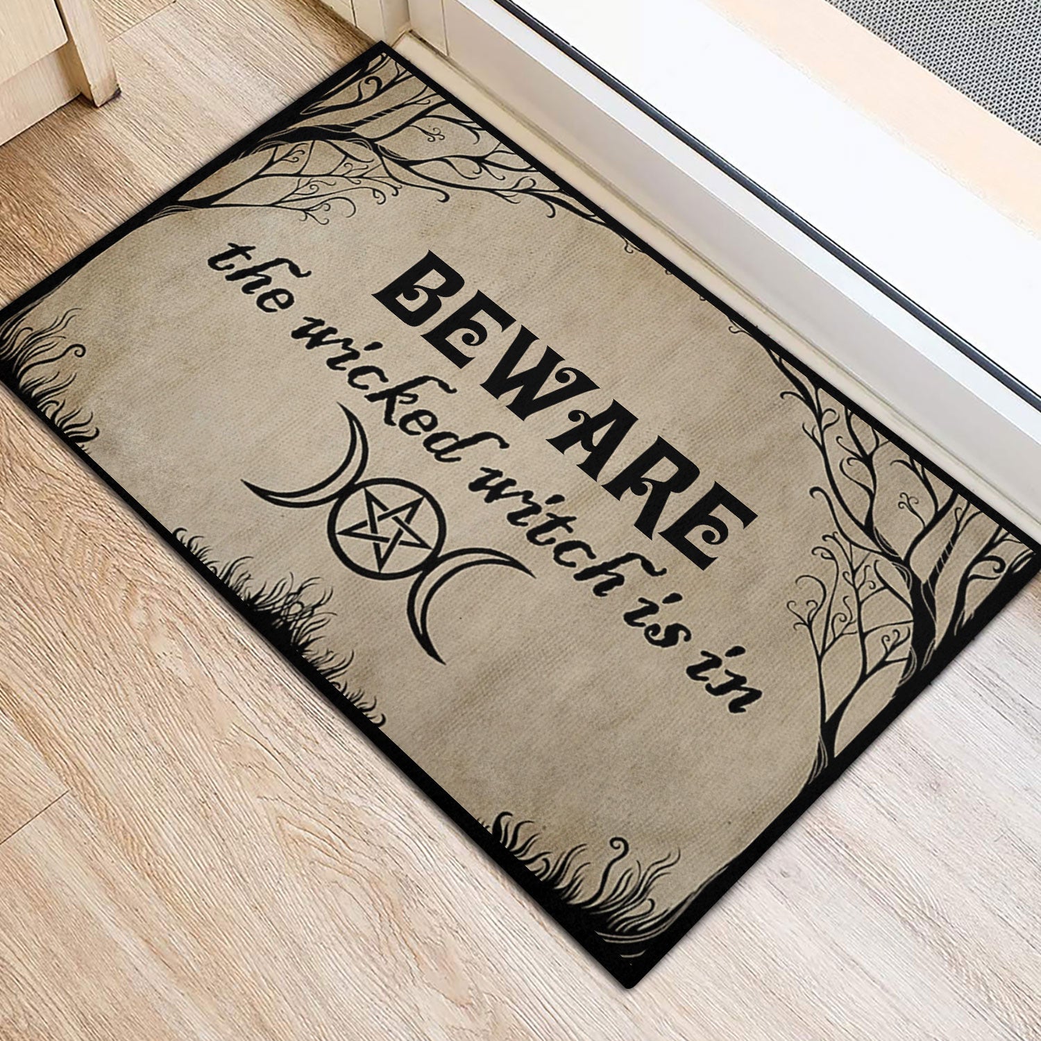 Ohaprints-Doormat-Outdoor-Indoor-Wicca-Witch-Beware-The-Witch-Is-In-Rubber-Door-Mat-659-