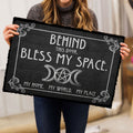 Ohaprints-Doormat-Outdoor-Indoor-Wicca-Witch-Behind-This-Door-Bless-My-Space-Rubber-Door-Mat-661-