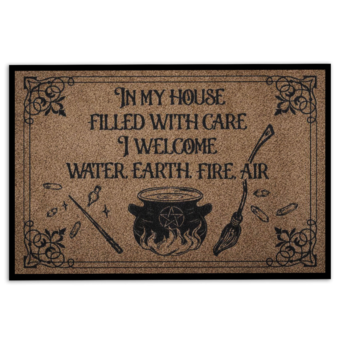 Ohaprints-Doormat-Outdoor-Indoor-Witch-In-My-House-Filled-With-Care-Wicca-Witch-Rubber-Door-Mat-663-18'' x 30''