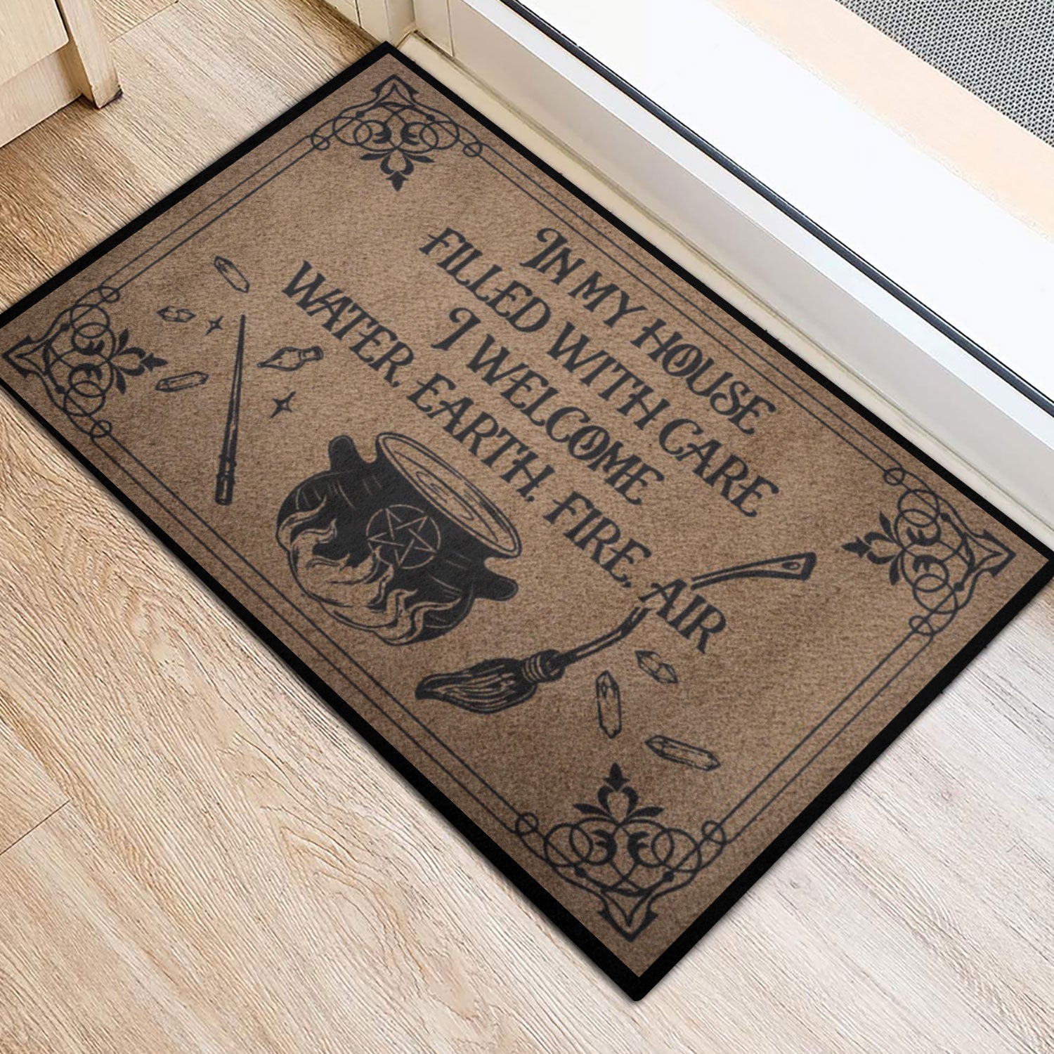 Ohaprints-Doormat-Outdoor-Indoor-Witch-In-My-House-Filled-With-Care-Wicca-Witch-Rubber-Door-Mat-663-