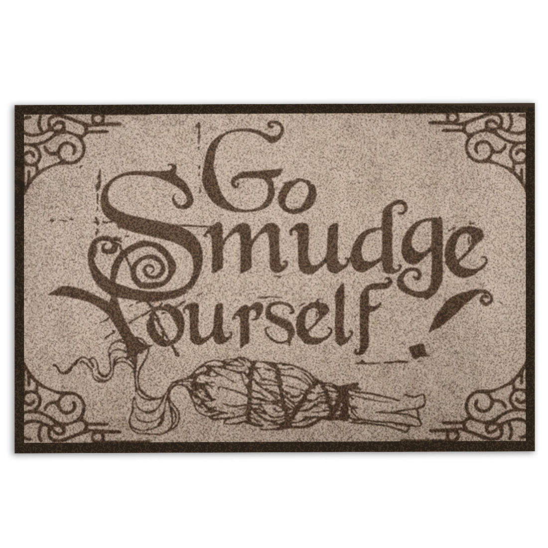 Ohaprints-Doormat-Outdoor-Indoor-Wicca-Witch-Go-Smudge-Yourself-Rubber-Door-Mat-668-18'' x 30''